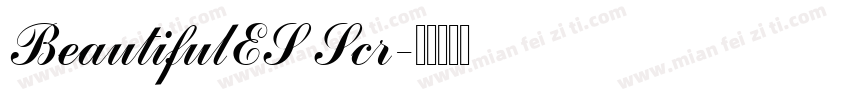 BeautifulES Scr字体转换
